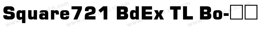 Square721 BdEx TL Bo字体转换